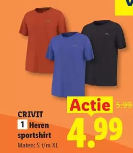 Heren sportshirt
