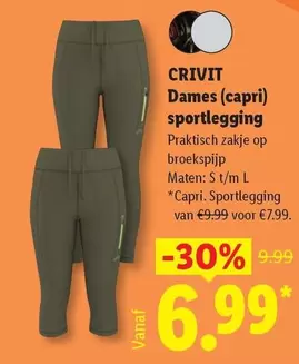 Capri - Dames (capri) sportlegging