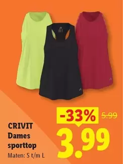 Dames sporttop