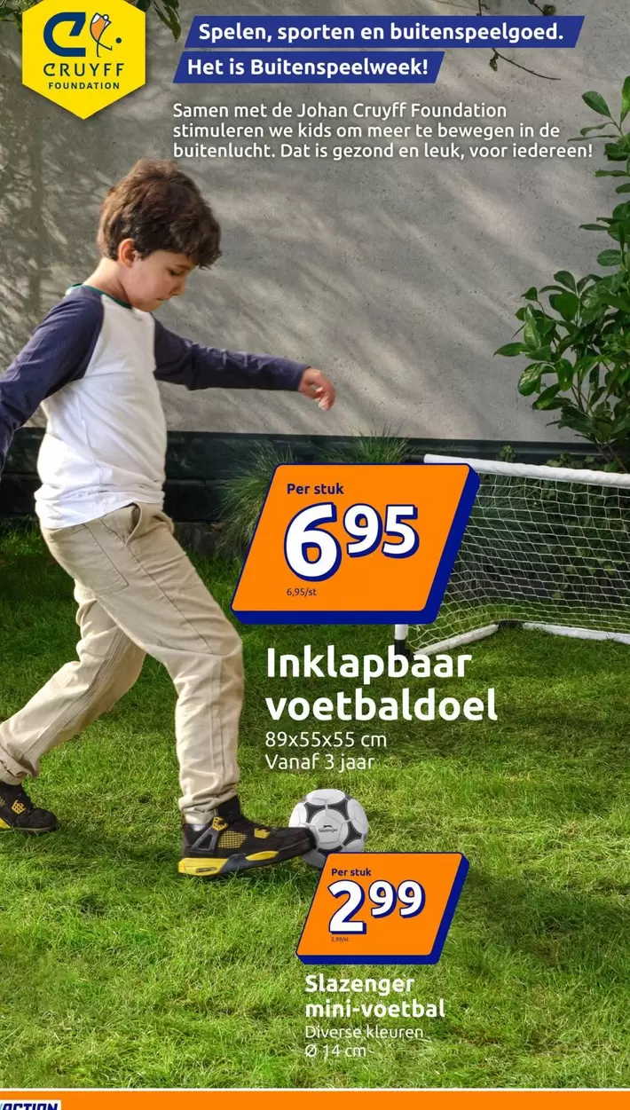 WE - Inklaapbaar voetbaldoel