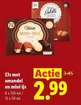 Ice - IJs met amandel en mini ijs