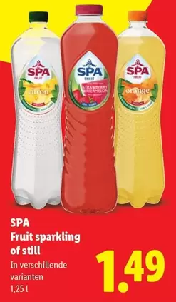 Spa - Fruit sparkling of still