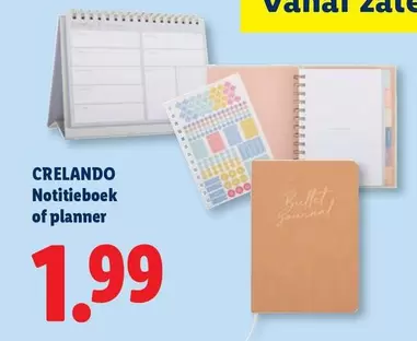 Notitieboek of planner