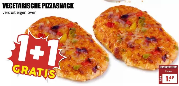VEGETARISCHE PIZZASNACK