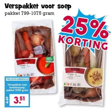 Verspakket voor soep