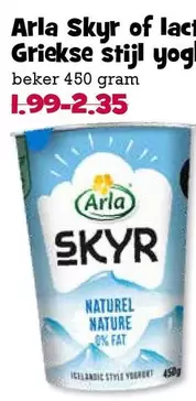 Skyr Griekse stijl yoghurt