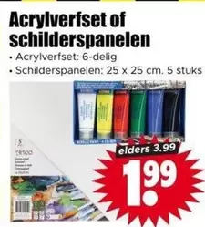 Acrylverfset of schilderspanelen