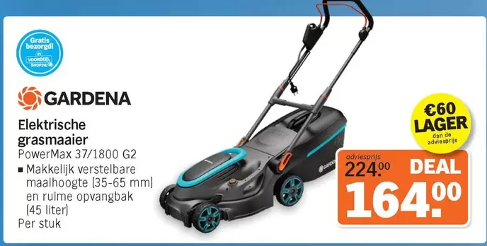 Gardena - Elektrische grasmaaier PowerMax 37/1800 G2