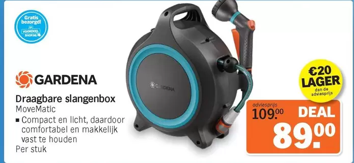 Gardena - Draagbare slangenbox MoveMatic