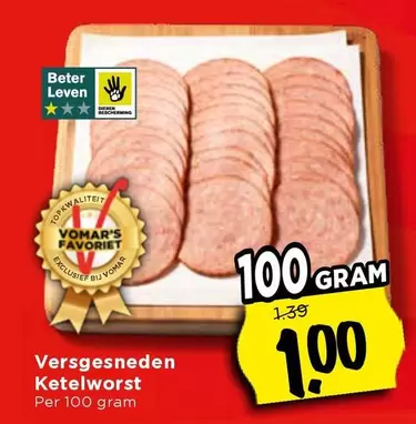 Versgesneden Ketelworst