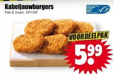 Kabeljauwbburgers
