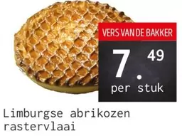 De - Limburgse abrikozen rastervlaai
