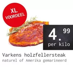 Varkens holzfellesteak