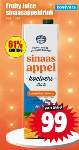 Fruity Juice Sinaasappeldrik