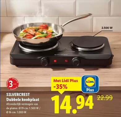 De - Dubbele kookplaat