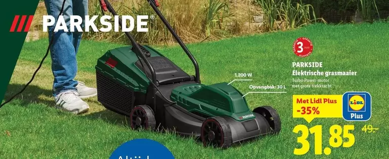 Elektrische grasmaaier