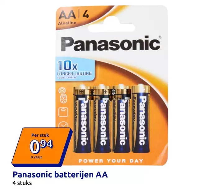 Panasonic - batterijen AA