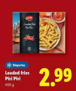 Loaded fries Piri Piri