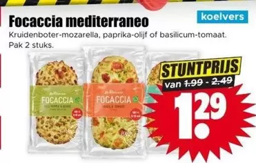 Focaccia mediterraneo