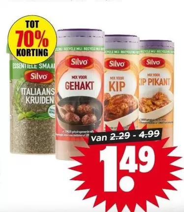 Mix - mix voor Gehakt / Kip / Kip Pikant / Italiaanse Kruiden