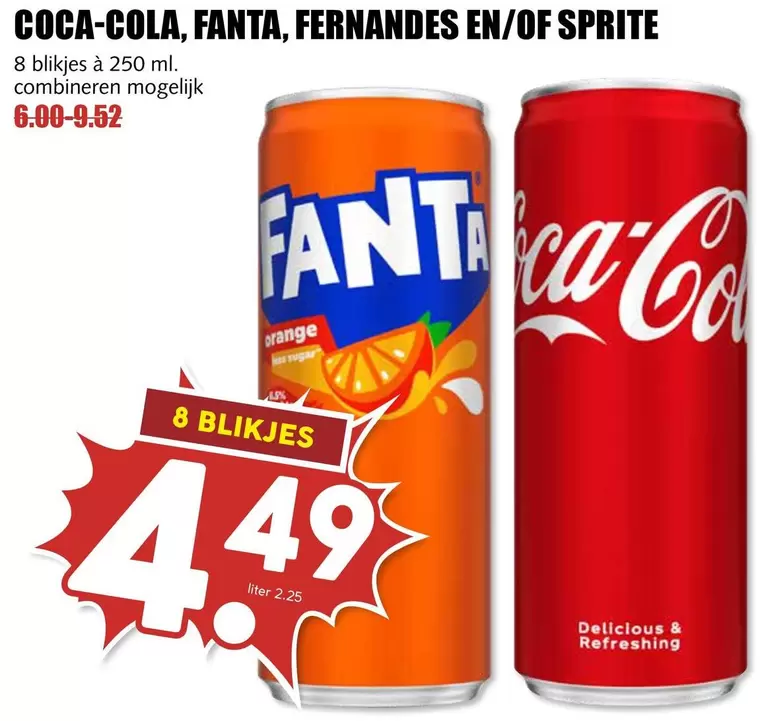 Coca-Cola - COCA-COLA, FANTA, FERNANDES EN/OF SPRITE
