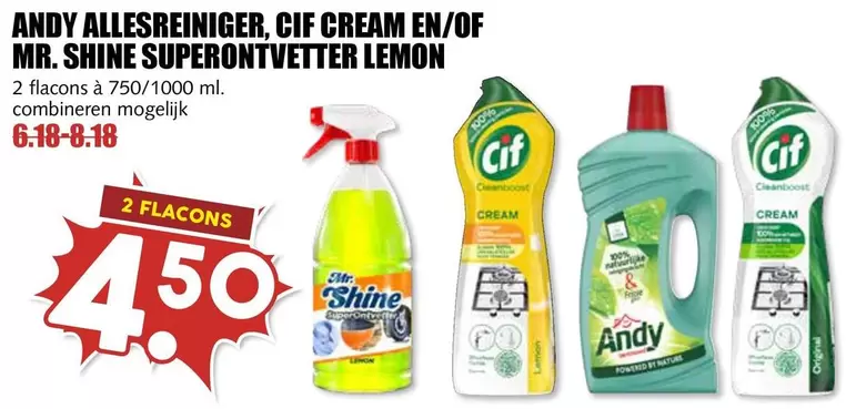 cif - ALLENREINIGER, CREAM SUPERONTKETTER LEMON