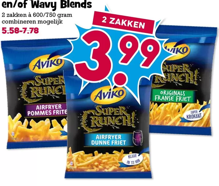 Super Crunch Airfryer Pommes Frites / Dunne Friet