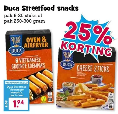 Streetfood snacks