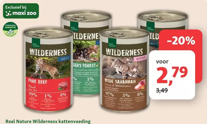 zoo - Real Nature Wilderness kattenvoeding