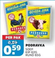 SOEP KIP 62G RUND 65G