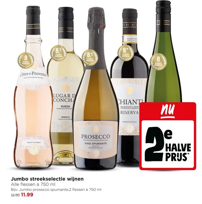 De - Jumbo streekselectie wijnen
