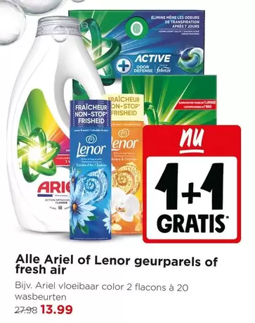 De - Ariel of Lenor geurparels of fresh air