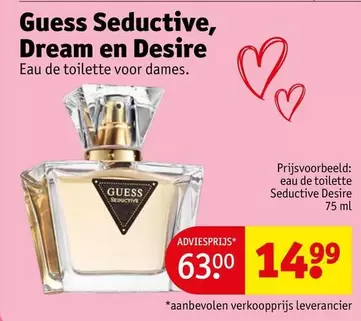 Guess - Seductive, Dream en Desire Eau de toilette