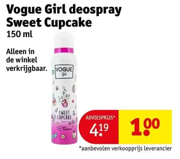 Vogue - deospray Sweet Cupcake