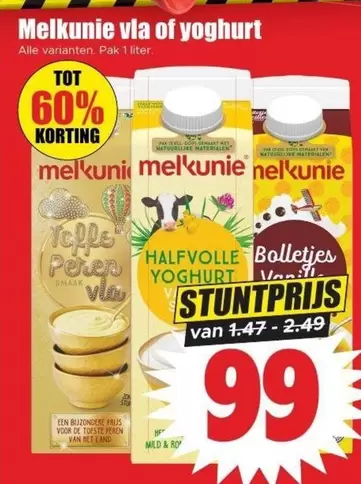 De - Melkunie yoghurt