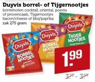 Borrel- of Tijgernootjes