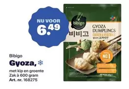 Gyoza, met kip en groente