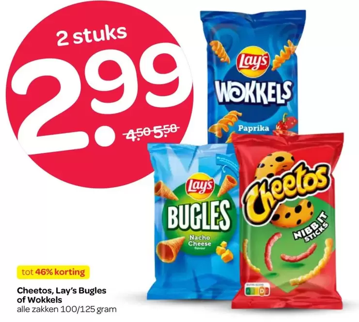 Cheetos - , Lay's Bugles of Wokkels