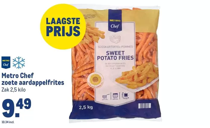 Chef - Zoete Aardappelfrites