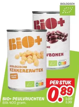 Bio - BIO+ PEULVRUCHTEN Blik 400 gram