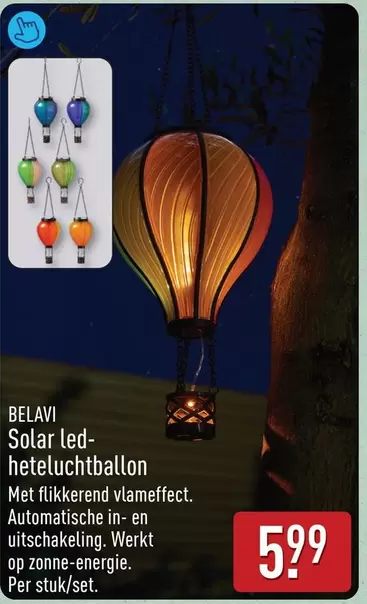 Solar -  led-heteluchtballon