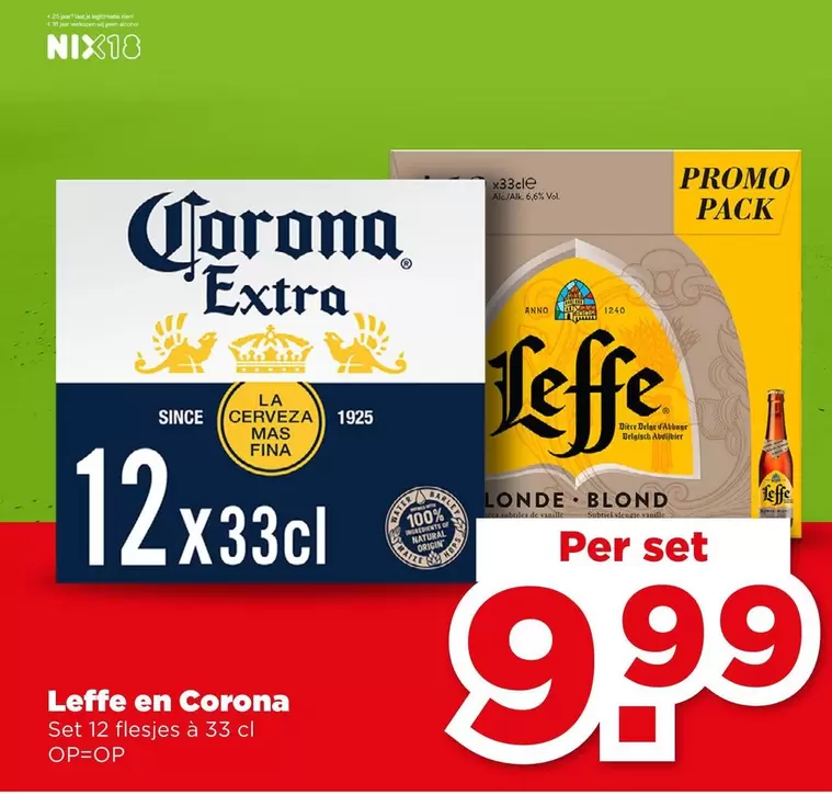 Corona - Leffe en