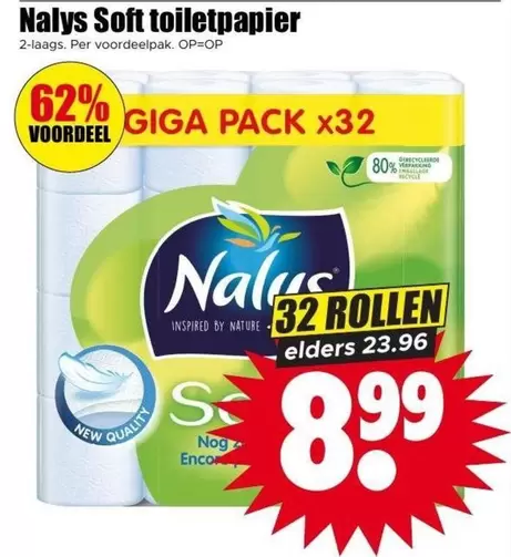 Soft toiletpapier