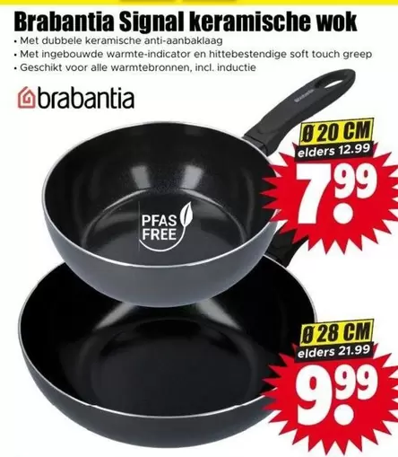 Brabantia - Signal keramische wok