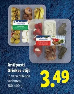 Antipasti Griekse stijl