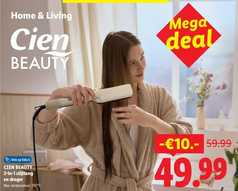 Beauty - Cien  2-in-1 Stijltang