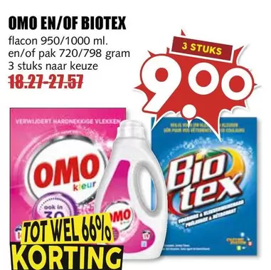 Bio - OMO EN/OF BIOTEX