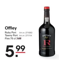 Porto - Ruby Port Art.nr. 271083 Tawny Port Art.nr. 271114 Fles 75 cl