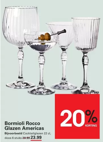 Bormioli Rocco Glazen Americas