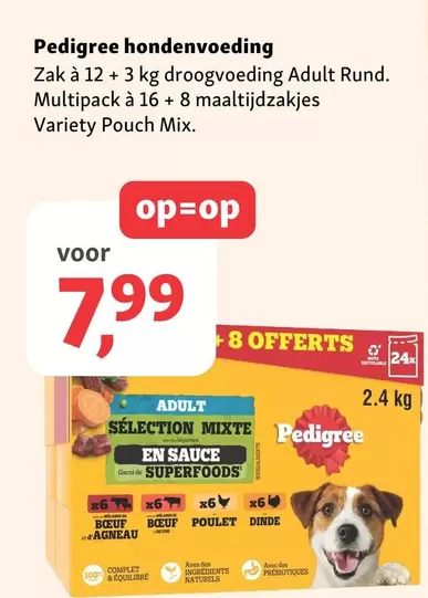 Pedigree - Droogvoeding Adult Rund Multipack